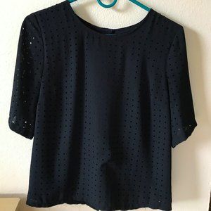 Banana Republic Navy Blouse